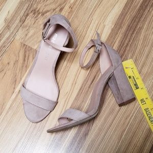 Madden girl taupe high heel Bella sandals